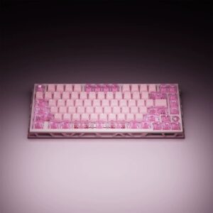 gateron × sikakeyb fort75 he green mechanical keyboard